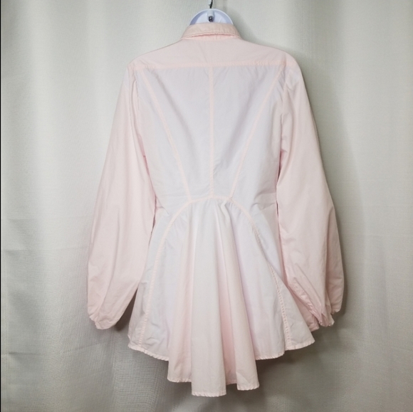 Free People All The Time Pink Long Sleeve Tunic Top Size XS - Picture 4 of 8